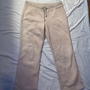 pastel pink nike straight sweatpants